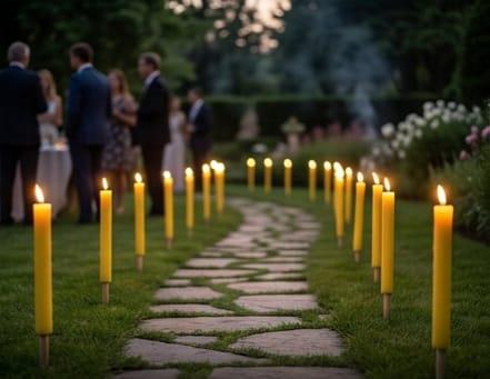 Long Garden Walkway Candle