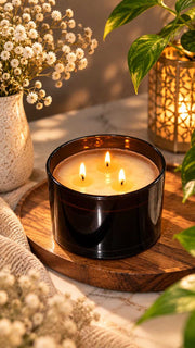 Triple Glow Bowl Candle — image 4