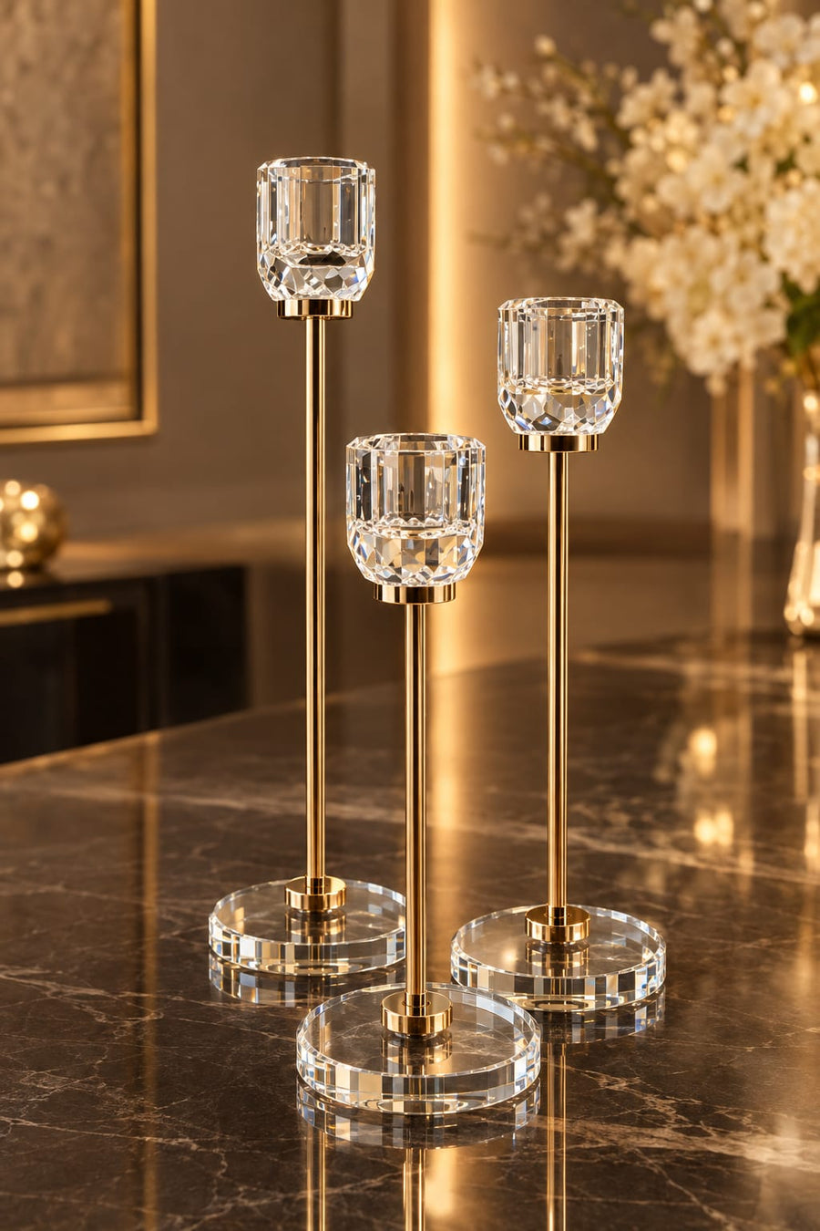 The Celestine Trio Candle Stand — view 2