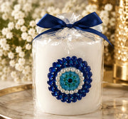 Elyra Nazar- Evil Eye Pillar candle — image 1