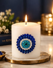 Elyra Nazar- Evil Eye Pillar candle — image 2