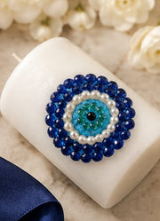 Elyra Nazar- Evil Eye Pillar candle — image 3